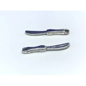 Металевий ніж, античне срібло, 25мм