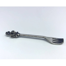 Металева виделка, античне срібло, 60мм