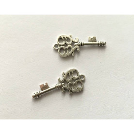 Металевий ключик, античне срібло, 32мм