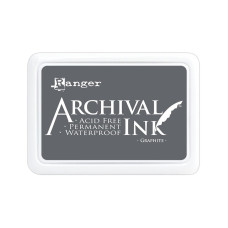 Перманентне чорнило для штампінгу Archival Ink Graphite, Ranger