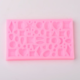 Силиконовый молд Драгоценные камни мелкие, 113х71 мм