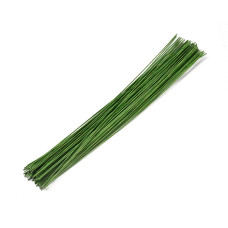 Флористичний дріт, 1 шт, лаймовий зелений, 36 см, 1,5 мм