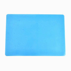 Силіконовий килимок для творчості, блакитний, 29,5x21 мм