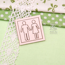 Чипборд картонный, Man+Woman от Artistic Line