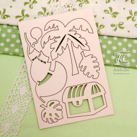 Набор чиборда Пиратский, 11х8 см, Artistic Line