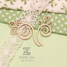 Чіпборд, Гілочки 05 2 шт., 3,5х3 см, Artistic Line