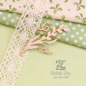 Чипборд, Веточка 07, 6,5х3 см, Artistic Line