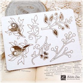 Набір чіпбордов, Гілочки, 13х9,5 см, Artistic Line