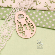 Чіпборд, Замок навісний 01, 5х3,5 см, Artistic Line