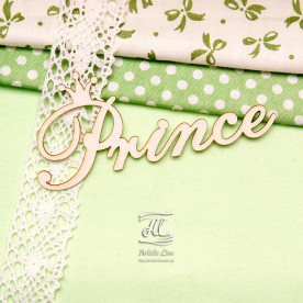 Чіпборд, напис Prince, 9,5 см, Artistic Line