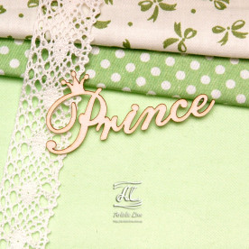 Чіпборд, напис Prince середній розмір, 7 см, Artistic Line