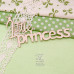 Чіпборд, напис Little princess, 9 см, Artistic Line