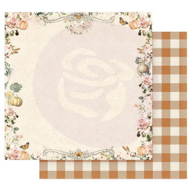 Лист двусторонней скрапбумаги с фольгированием Beautiful Sunset - Autumn Sunset, Prima