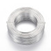 Алюмінієвий дріт для рукоділля, срібло, 20 номер, 0,8 мм, 1 м