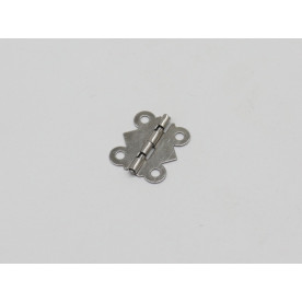 Петля фигурная, никель, 20х17 мм