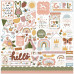 Наклейки Elements - Dream Big Little Girl, 30х30 см Echo Park