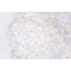 Сухие блестки глиттер, цвет белый мерцающий, 7 гр