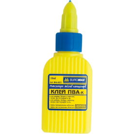 Клей ПВА с колпачком-дозатором Buromax Jobmax, 50 мл