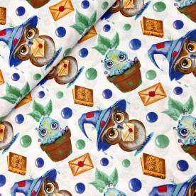 Хлопок Магическая сова, 50х55 см, плотность 120 г/м2
