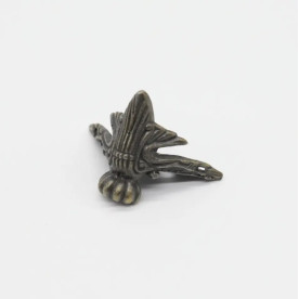 Ножка для шкатулки, цвет бронза, 45х30мм