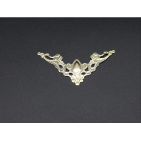 Уголок металлический, цвет "золото" 40х40мм, 1 шт