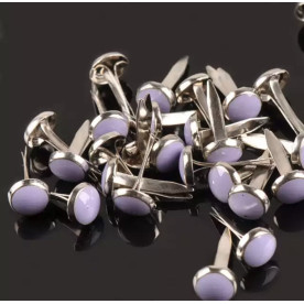 Набор брадсов, глазированные, сиреневый, 10шт, 5мм