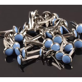 Набор брадсов, глазированные, небесно-голубой, 10шт, 5мм