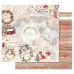 Лист двостороннього скраппаперу з фольгуванням Northern Regions - Christmas in the country , Prima