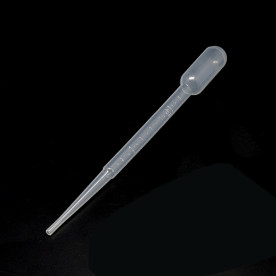 Пипетка одноразовая, для красок и материалов, 155х13 мм, 3 мл, 1 шт.