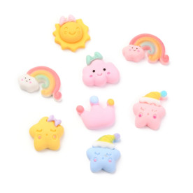 Набор кабошонов Детский мир, 20-26 мм, 10 шт.