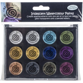 Набір сяючих акварельних фарб Cosmic Shimmer Iridescent Watercolor Palette Set 10 - Decadent and Precious Metal, Creative Expressions
