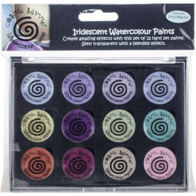 Набір сяючих акварельних фарб Cosmic Shimmer Iridescent Watercolor Palette Set 9 - Frosted and Chic , Creative Expressions