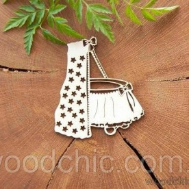 Чипборд, Кроватка люлька, Woodchic