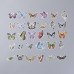 Набор наклеек Бабочки, 60 шт.