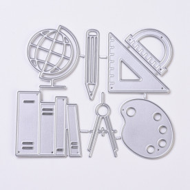 Набор ножей для вырезания Школьные принадлежности, 10х12 см