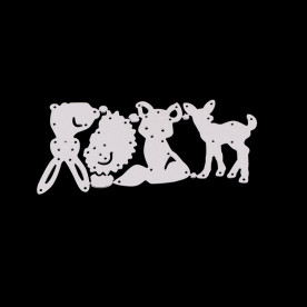 Набор ножей для вырезания Детеныши животных, 5.2х11.5 см