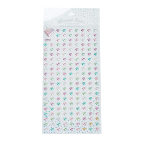 Набір епоксидних наклейок Діаманти, 20х10 см