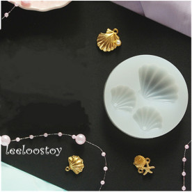 Силіконовий молд Морські мушлі, 62 мм