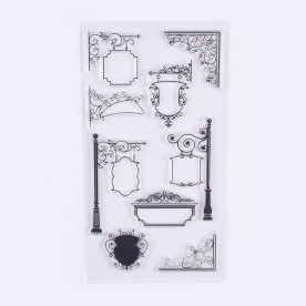 Силіконовий штамп, Ромчик, Вивіски, Ліхтарі,, 31 до 82 мм