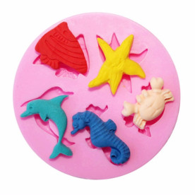 Молд харчова якість Морські жителі, 55х9 мм