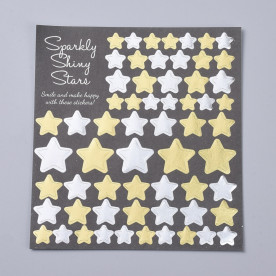Аркуш наклейок Ошатні зірочки, 14х13 см