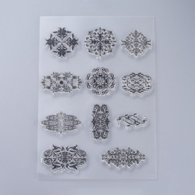 Силіконовий штамп, Вензелі, 160x110x3 мм