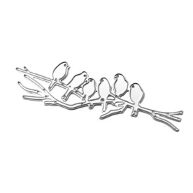 Набор ножей для вырезания Птички на веточке, 94х33 мм