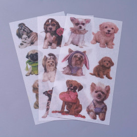 Набір наклейок, стікерів, Собаки, Цуценята, 200x100 мм