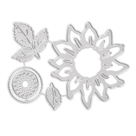 Набор ножей для вырезания Подсолнух, 8х6 см