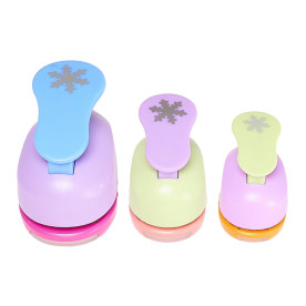 Фігурний дирокол, Сніжинка середня, 8х3 см