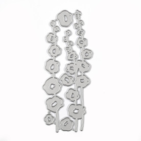 Набір ножів для вирізання, Квіти мальви, 11.6х4.7 см