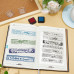 Силиконовый штамп Винтажные бордюры, 11х16 см, DIY-WH0504-51G