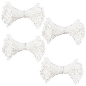 Набор тычинок для цветов, 30 веточек, белый, 60x3х2 мм