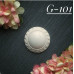 Украшение из гипса, Брошь 101, 30х30 мм, Decor Kram